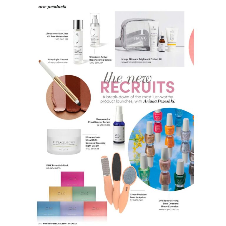 Professional Beauty Magazine Dermatnoics Pro A Booster Serum and Skin Glow with Elasticen Feature